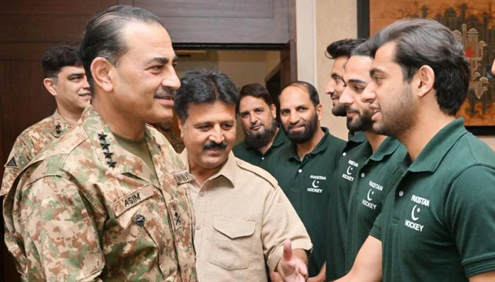 COAS General Asim Munir lauds Pakistan hockey team