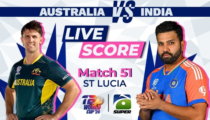 India vs Australia live score, T20 World Cup 2024